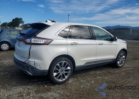 2015 Ford Edge Titanium z USA, uszkodzony, nr VIN 2FMTK3K89FBC34751